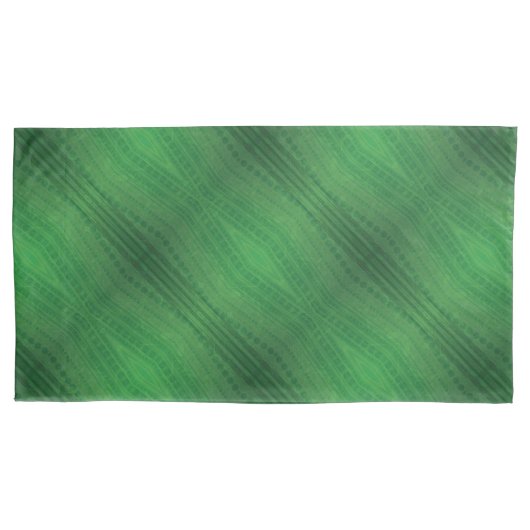 aanvaarding | groen eclectisch boho-patroon kussensloop (Voorkant-Links)