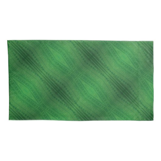 aanvaarding | groen eclectisch boho-patroon kussensloop (Achterkant-Rechts)