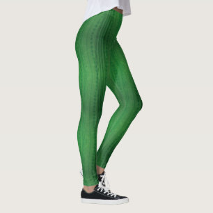aanvaarding   groen eclectisch boho-patroon leggings