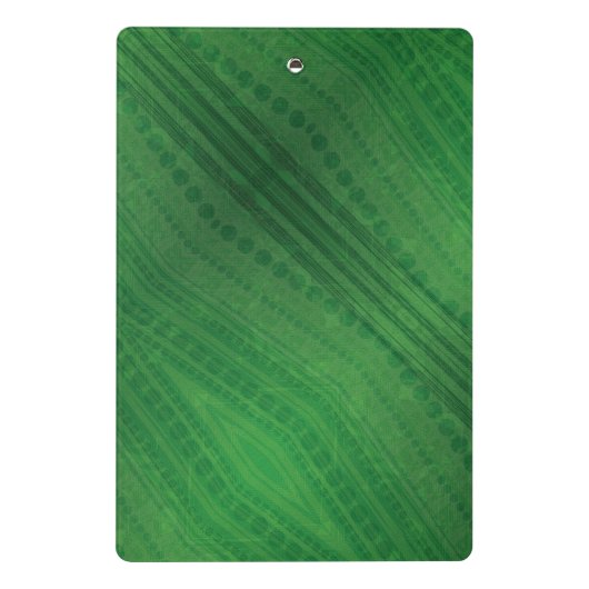 aanvaarding | groen eclectisch boho-patroon mini klembord (Achterkant)