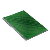 aanvaarding | groen eclectisch boho-patroon notitieboek (Rechterzijde)