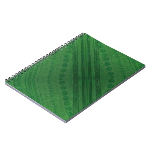 aanvaarding | groen eclectisch boho-patroon notitieboek (Linkerzijde)