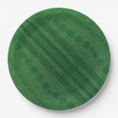 aanvaarding | groen eclectisch boho-patroon papieren bordje (Voorkant)