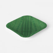 aanvaarding | groen eclectisch boho-patroon papieren bordje (Gebogen)