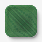 aanvaarding | groen eclectisch boho-patroon papieren bordje (Voorkant)