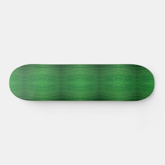 aanvaarding | groen eclectisch boho-patroon persoonlijk skateboard (Horizontaal)