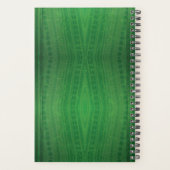 aanvaarding | groen eclectisch boho-patroon planner (Achterkant)