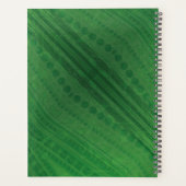 aanvaarding | groen eclectisch boho-patroon planner (Achterkant)