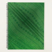 aanvaarding | groen eclectisch boho-patroon planner (Voorkant)