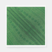 aanvaarding | groen eclectisch boho-patroon servet (Voorkant)