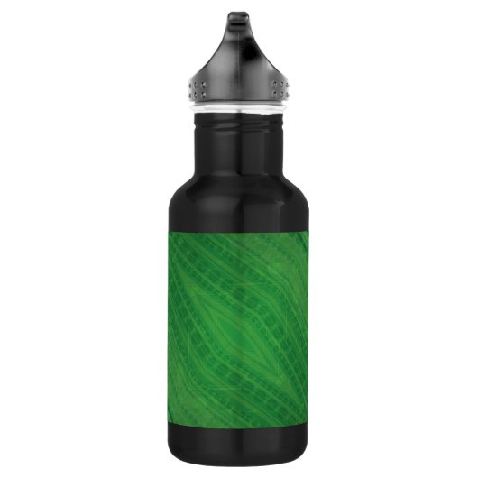 aanvaarding | groen eclectisch boho-patroon waterfles (Rechts)