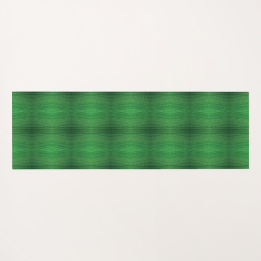 aanvaarding | groen eclectisch boho-patroon yogamat (Achterkant (horizontaal))