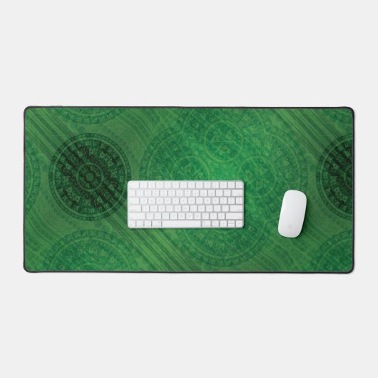 aanvaarding | Groene Meditatie Bureaumat (Keyboard & Muis)