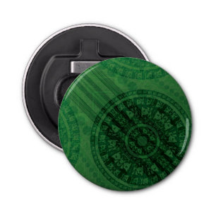 aanvaarding   Groene Meditatie Button Flesopener