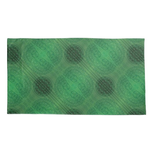 aanvaarding | Groene Meditatie Kussensloop (Achterkant-Links)