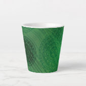 aanvaarding | Groene Meditatie Latte Mok (Voorkant)