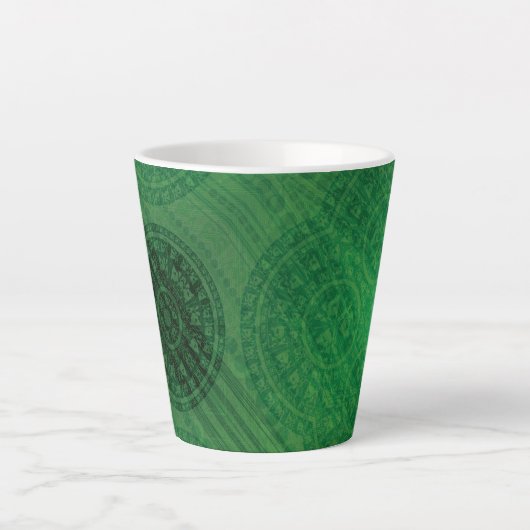 aanvaarding | Groene Meditatie Latte Mok (Voorkant)