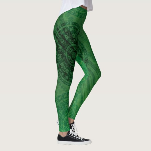 aanvaarding | Groene Meditatie Leggings (Rechts)