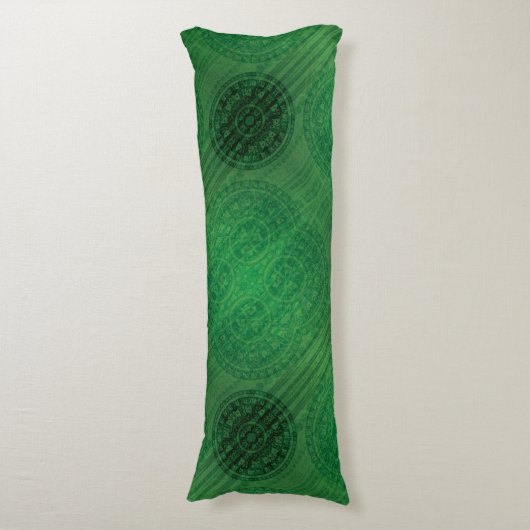 aanvaarding | Groene Meditatie Lichaamskussen (Voorkant Verticaal)