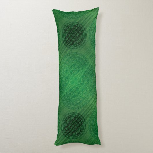 aanvaarding | Groene Meditatie Lichaamskussen (Achterkant (Verticaal))