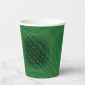 aanvaarding | Groene Meditatie Papieren Bekers (Voorkant)