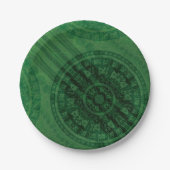 aanvaarding | Groene Meditatie Papieren Bordje (Voorkant)
