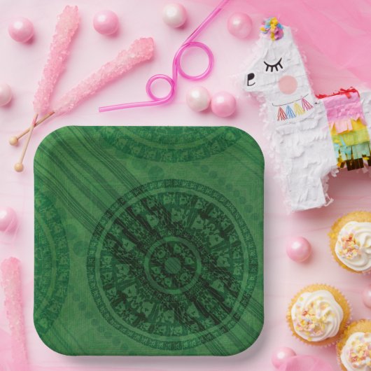 aanvaarding | Groene Meditatie Papieren Bordje (Feest)