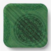 aanvaarding | Groene Meditatie Papieren Bordje (Voorkant)