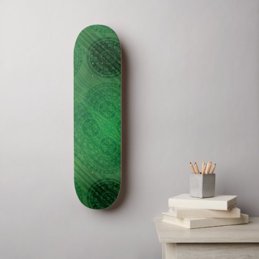 aanvaarding | Groene Meditatie Persoonlijk Skateboard (Muurkunst)