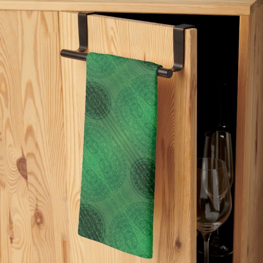 aanvaarding | Groene Meditatie Theedoek (Derde Gevouwen)