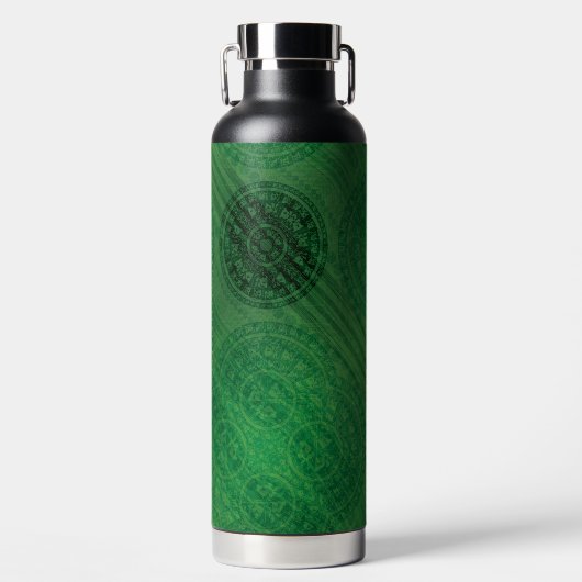 aanvaarding | Groene Meditatie Waterfles (Voorkant)