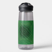 aanvaarding | Groene Meditatie Waterfles (Voorkant)