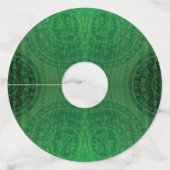 aanvaarding | Groene Meditatie Wijnglaslabel (Achterkant)