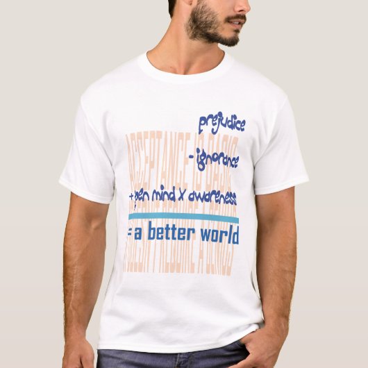 Aanvaarding is essentieel t-shirt (Voorkant)
