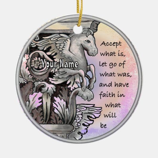 Aanvaarding Keramisch Ornament (Voorkant)