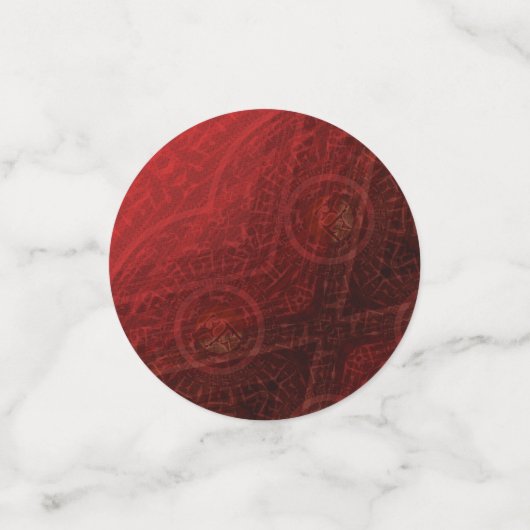 aanvaarding | Rode Meditatie Confetti (Kleine voorkant)