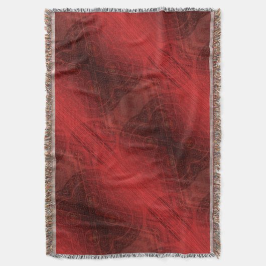 aanvaarding | Rode Meditatie Deken (Voorkant Verticaal)