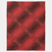 aanvaarding | Rode Meditatie Fleece Deken (Voorkant)
