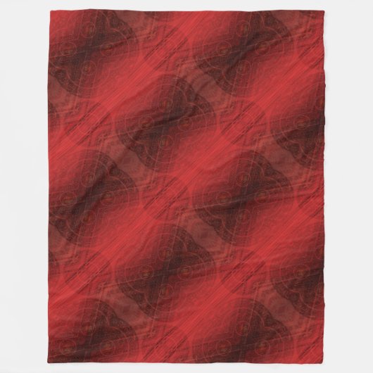 aanvaarding | Rode Meditatie Fleece Deken (Voorkant)