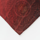 aanvaarding | Rode Meditatie Fleece Deken (Hoek)