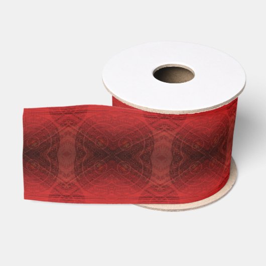 aanvaarding | Rode Meditatie Grosgrain Lint (Spoel)