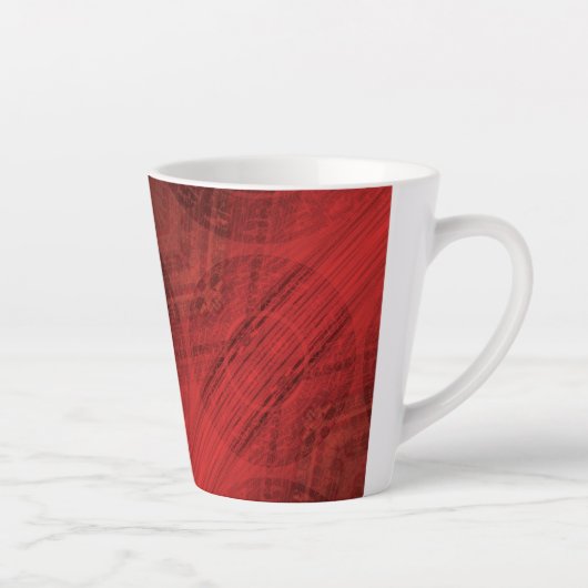 aanvaarding | Rode Meditatie Latte Mok (Rechts)