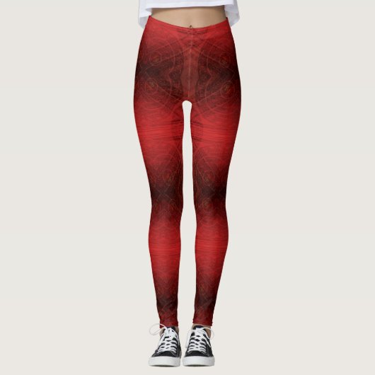 aanvaarding | Rode Meditatie Leggings (Voorkant)
