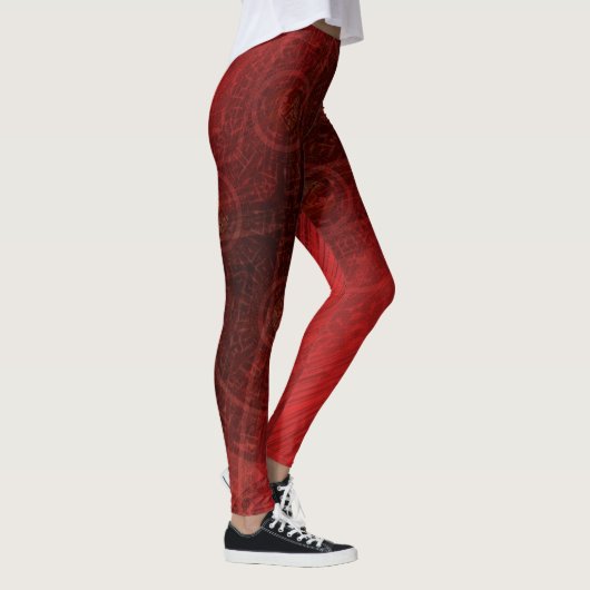 aanvaarding | Rode Meditatie Leggings (Rechts)