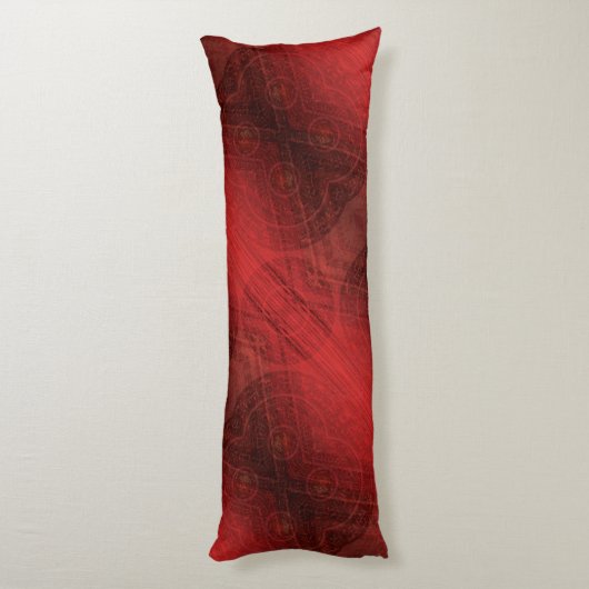 aanvaarding | Rode Meditatie Lichaamskussen (Achterkant (Verticaal))