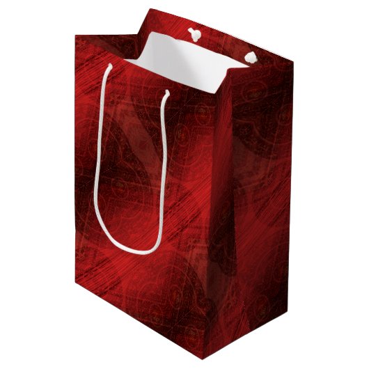 aanvaarding | Rode Meditatie Medium Cadeauzakje (Voorkant Gekanteld)