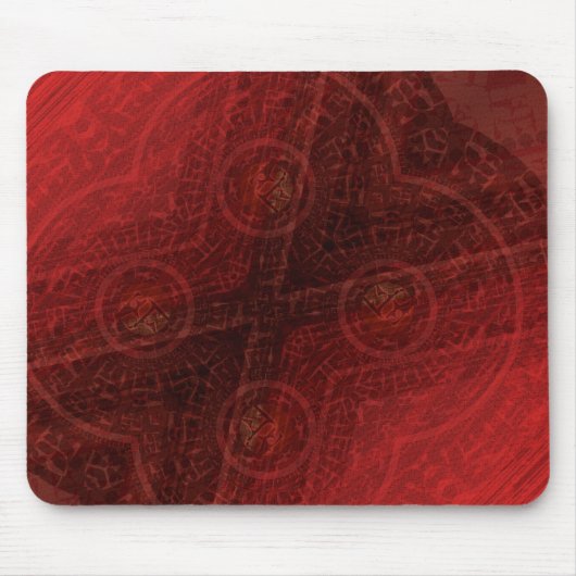 aanvaarding | Rode Meditatie Muismat (Voorkant)