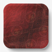 aanvaarding | Rode Meditatie Papieren Bordje (Voorkant)