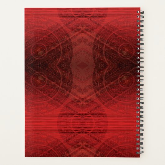 aanvaarding | Rode Meditatie Planner (Achterkant)