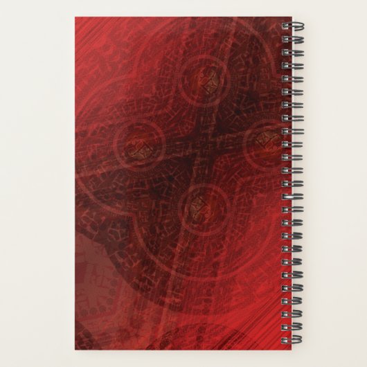 aanvaarding | Rode Meditatie Planner (Achterkant)